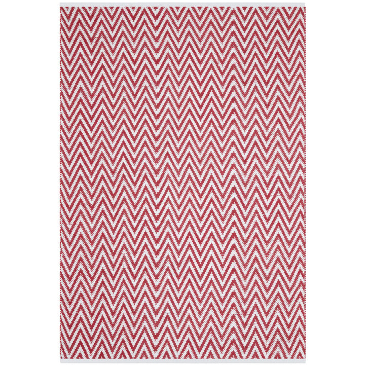 SAFAVIEH Montauk MTK812K Handwoven Red / Ivory Rug Image 1