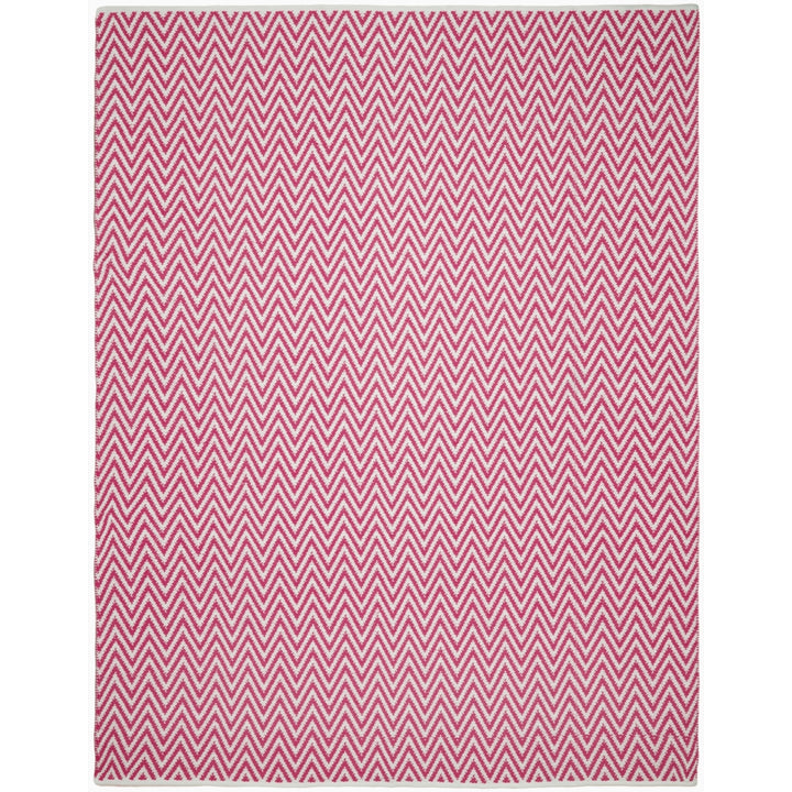 SAFAVIEH Montauk MTK812K Handwoven Red / Ivory Rug Image 10