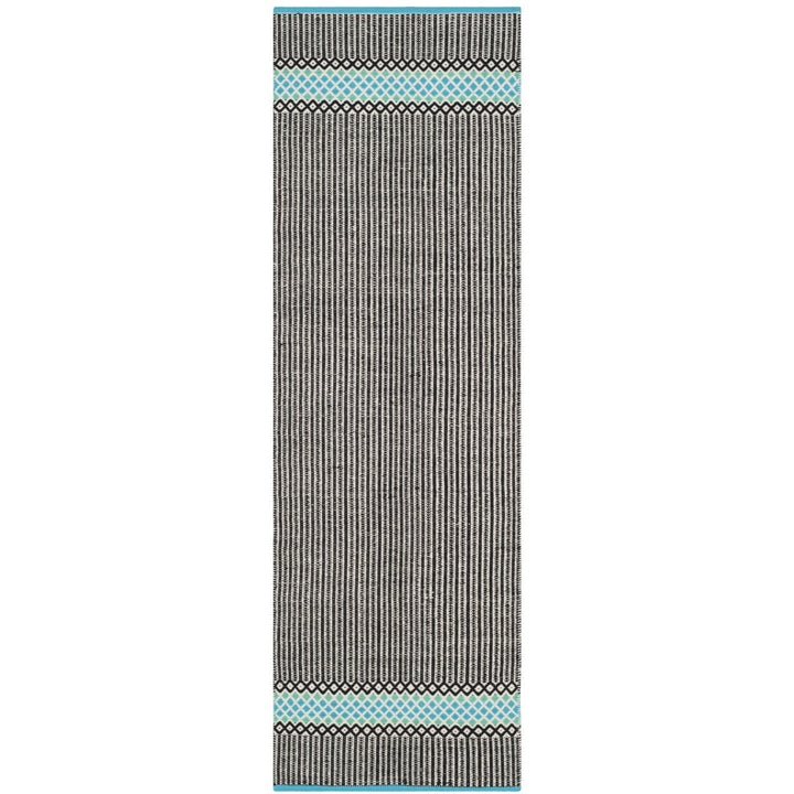 SAFAVIEH Montauk MTK820H Handwoven Turquoise / Multi Rug Image 1