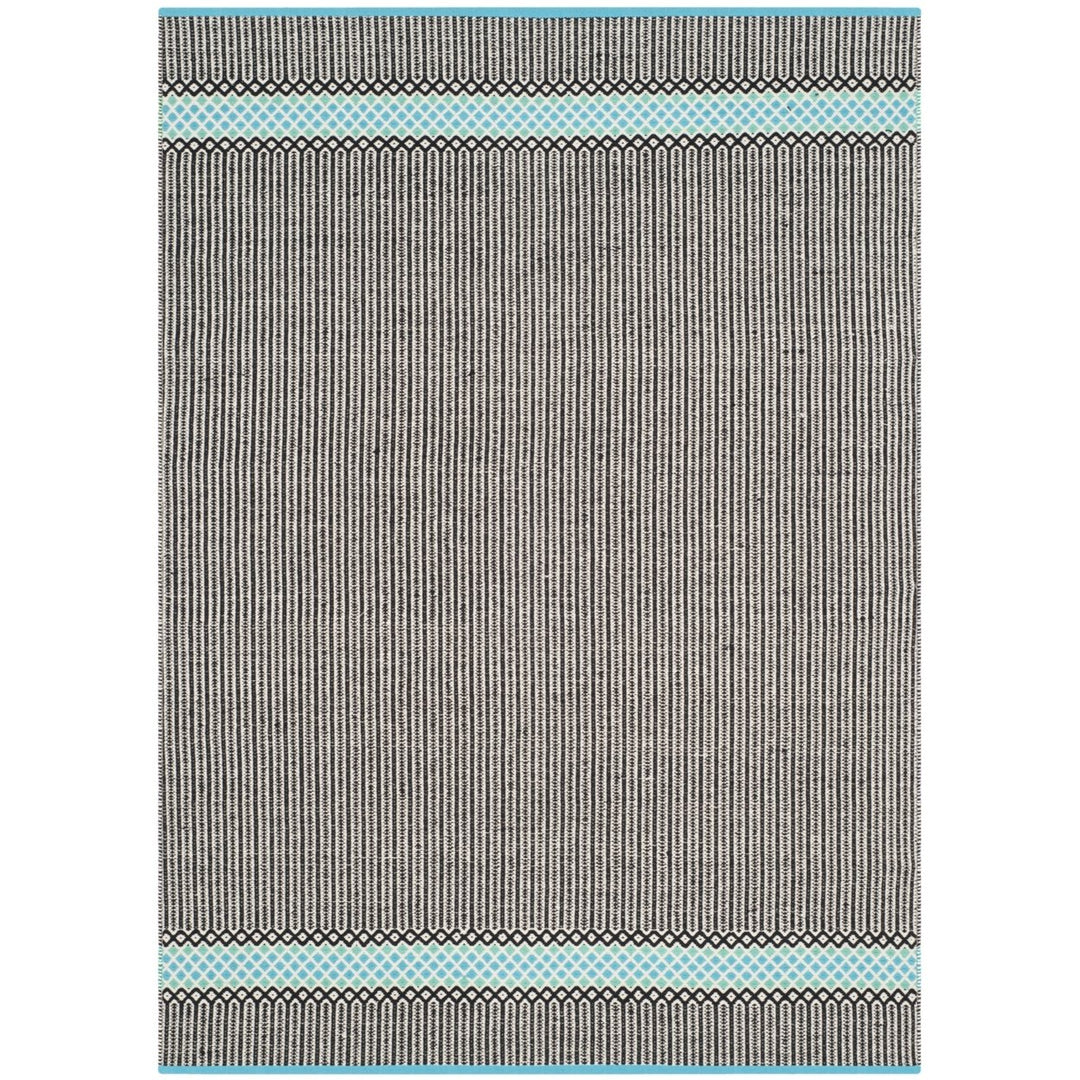 SAFAVIEH Montauk MTK820H Handwoven Turquoise / Multi Rug Image 1