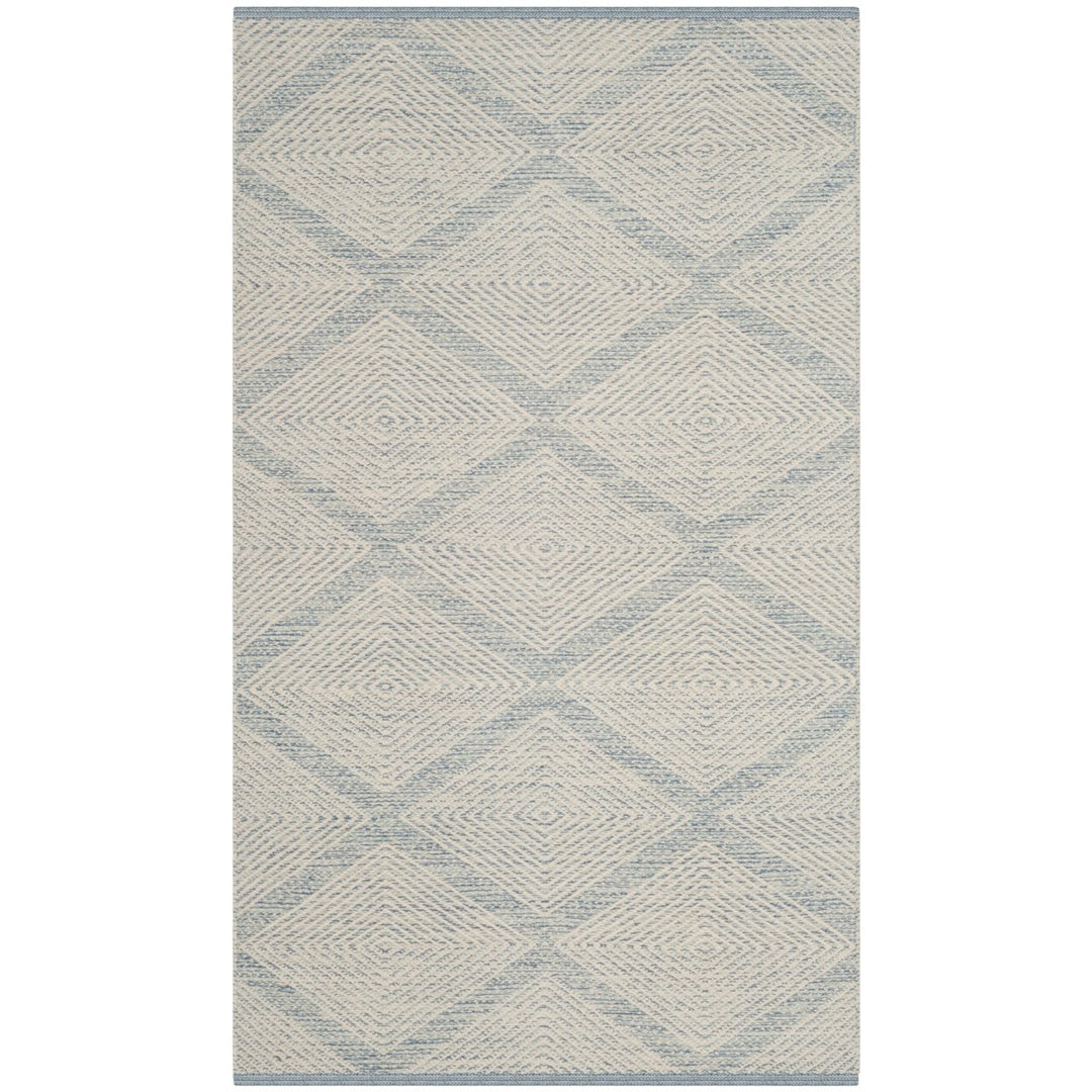 SAFAVIEH Montauk MTK821B Handwoven Light Blue Rug Image 3