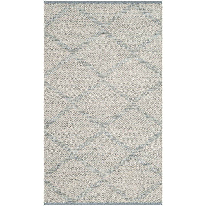 SAFAVIEH Montauk MTK821B Handwoven Light Blue Rug Image 3