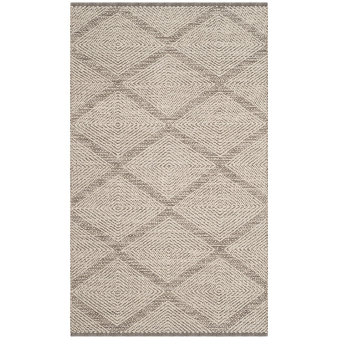 SAFAVIEH Montauk Collection MTK821A Handwoven Grey Rug Image 6