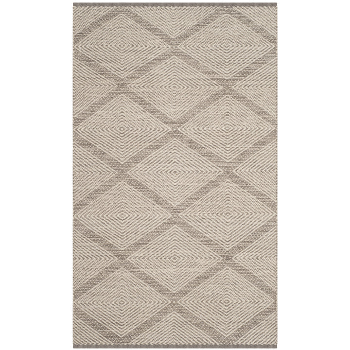 SAFAVIEH Montauk Collection MTK821A Handwoven Grey Rug Image 6