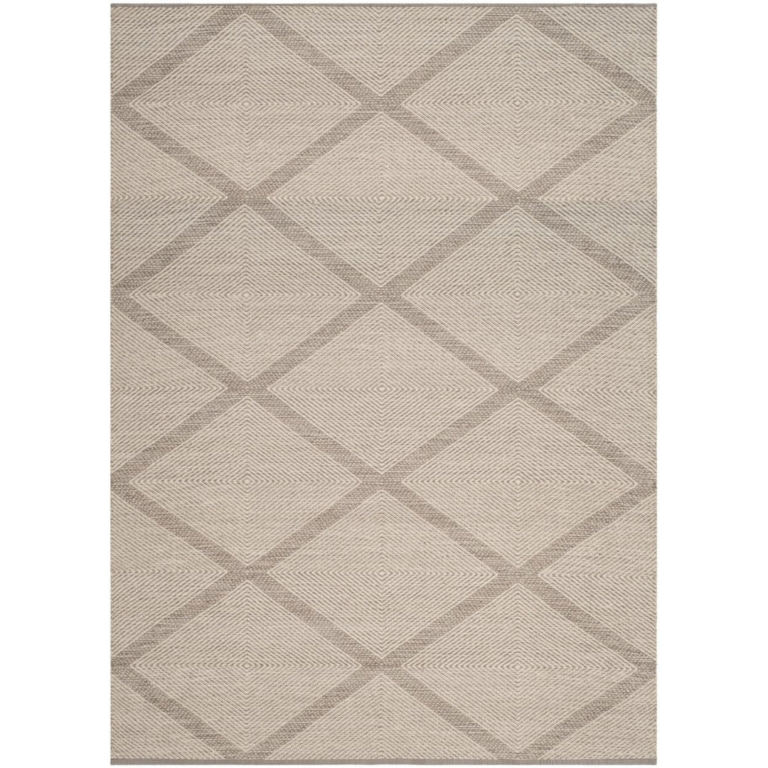 SAFAVIEH Montauk Collection MTK821A Handwoven Grey Rug Image 1