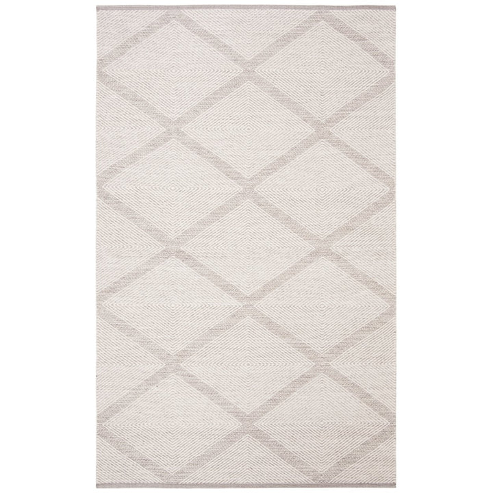 SAFAVIEH Montauk Collection MTK821A Handwoven Grey Rug Image 1