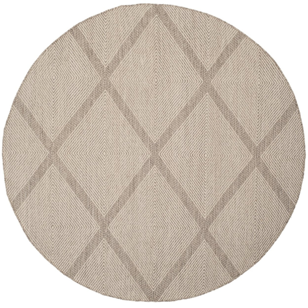 SAFAVIEH Montauk Collection MTK821A Handwoven Grey Rug Image 1