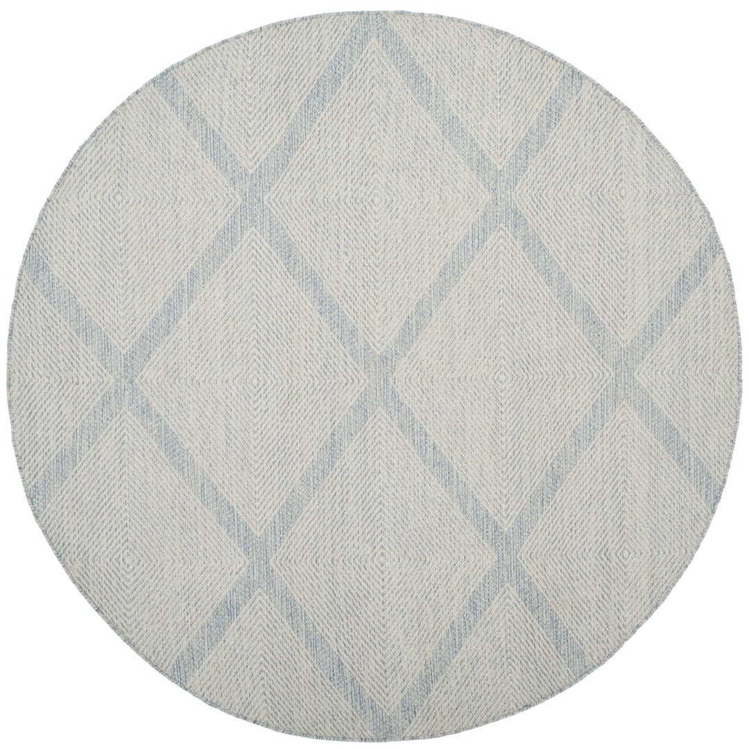 SAFAVIEH Montauk MTK821B Handwoven Light Blue Rug Image 1