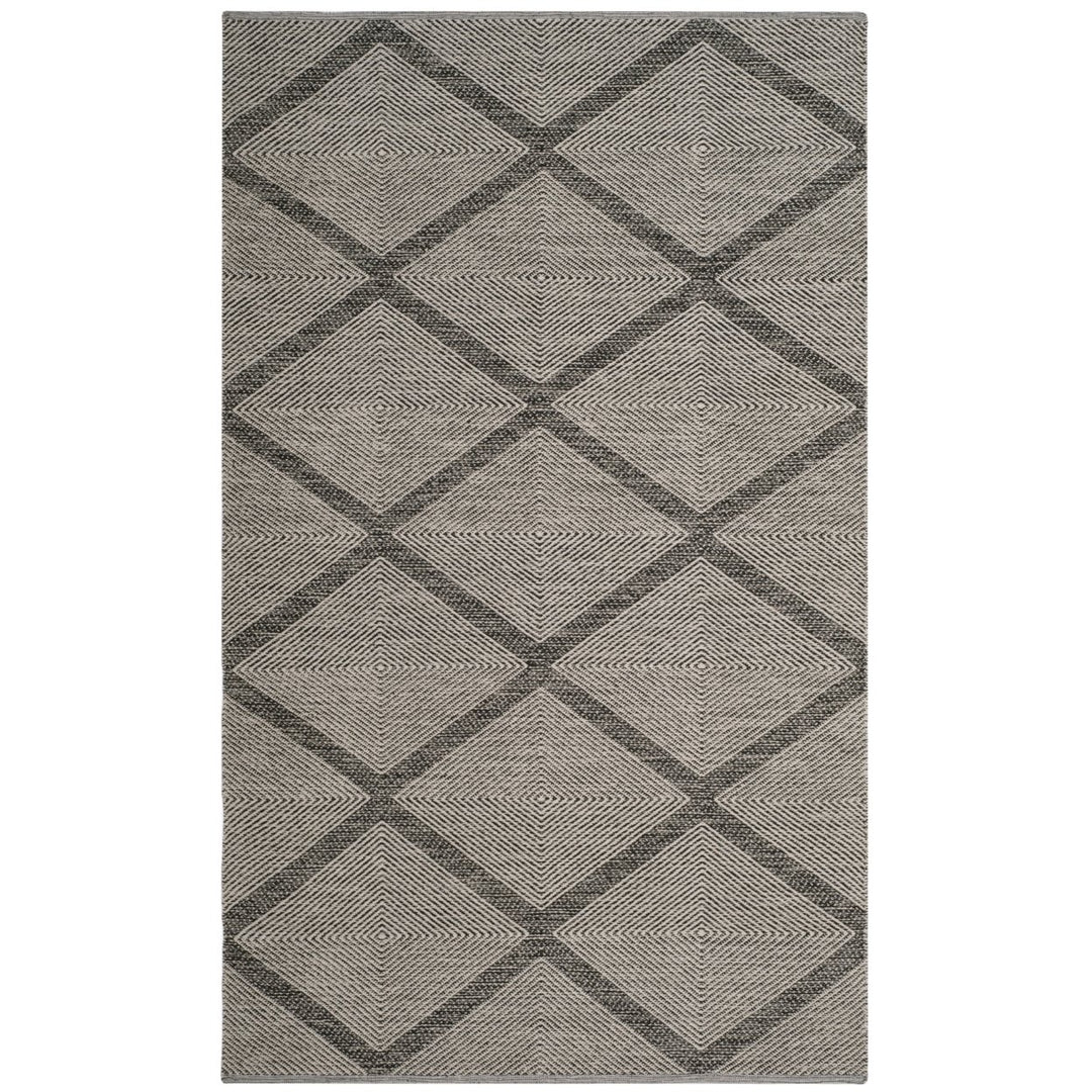 SAFAVIEH Montauk Collection MTK821D Handwoven Black Rug Image 1