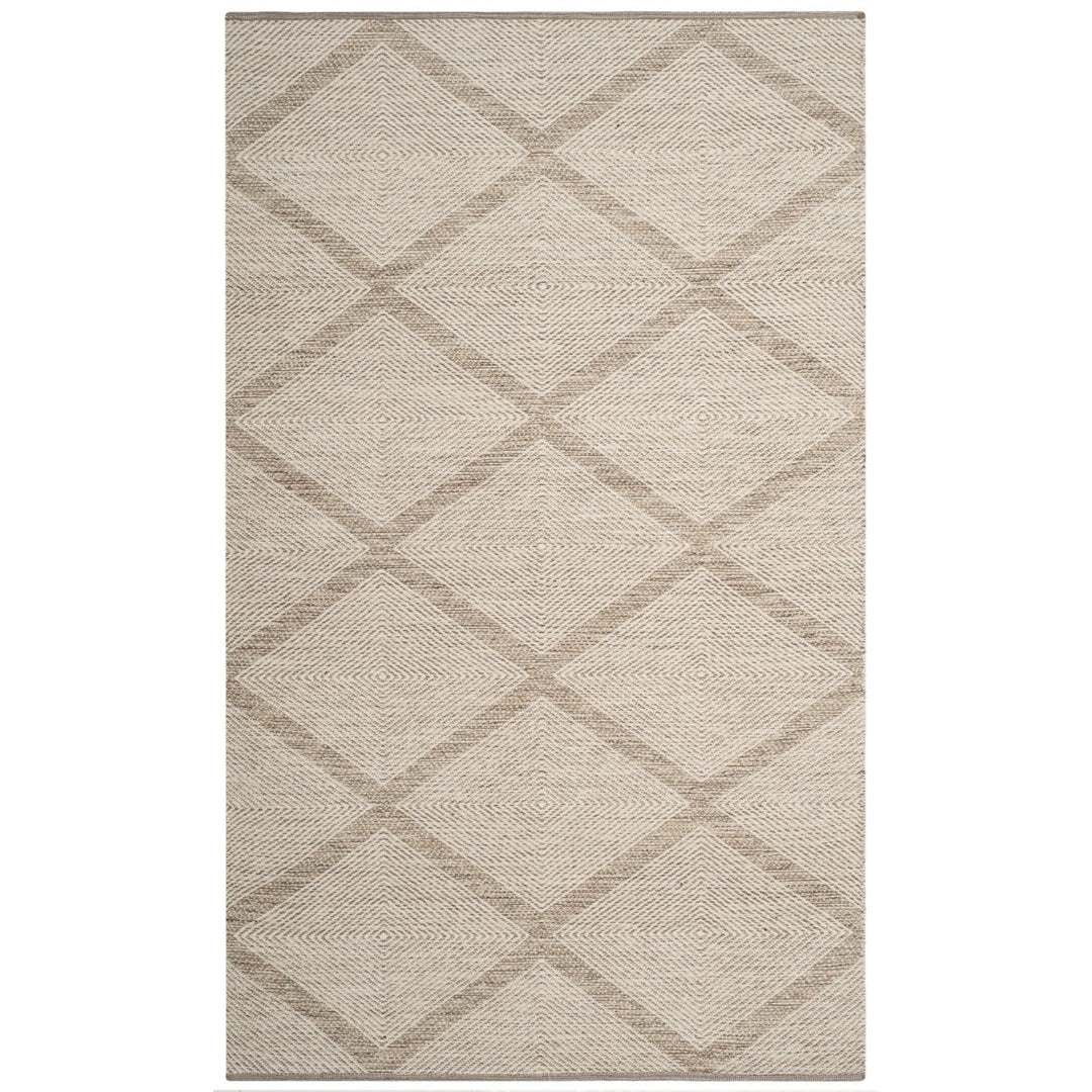 SAFAVIEH Montauk Collection MTK821E Handwoven Beige Rug Image 1