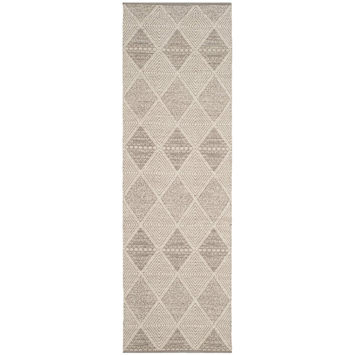 SAFAVIEH Montauk Collection MTK822A Handwoven Grey Rug Image 1