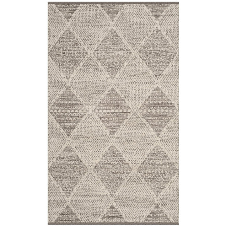 SAFAVIEH Montauk Collection MTK822A Handwoven Grey Rug Image 1