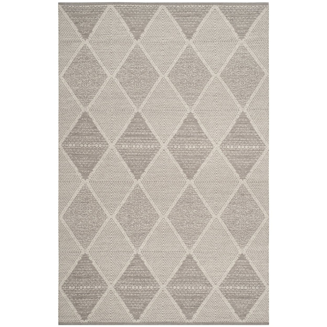 SAFAVIEH Montauk Collection MTK822A Handwoven Grey Rug Image 1