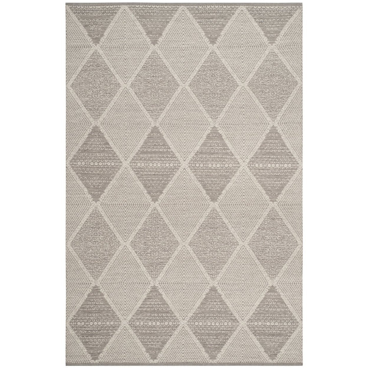 SAFAVIEH Montauk Collection MTK822A Handwoven Grey Rug Image 1