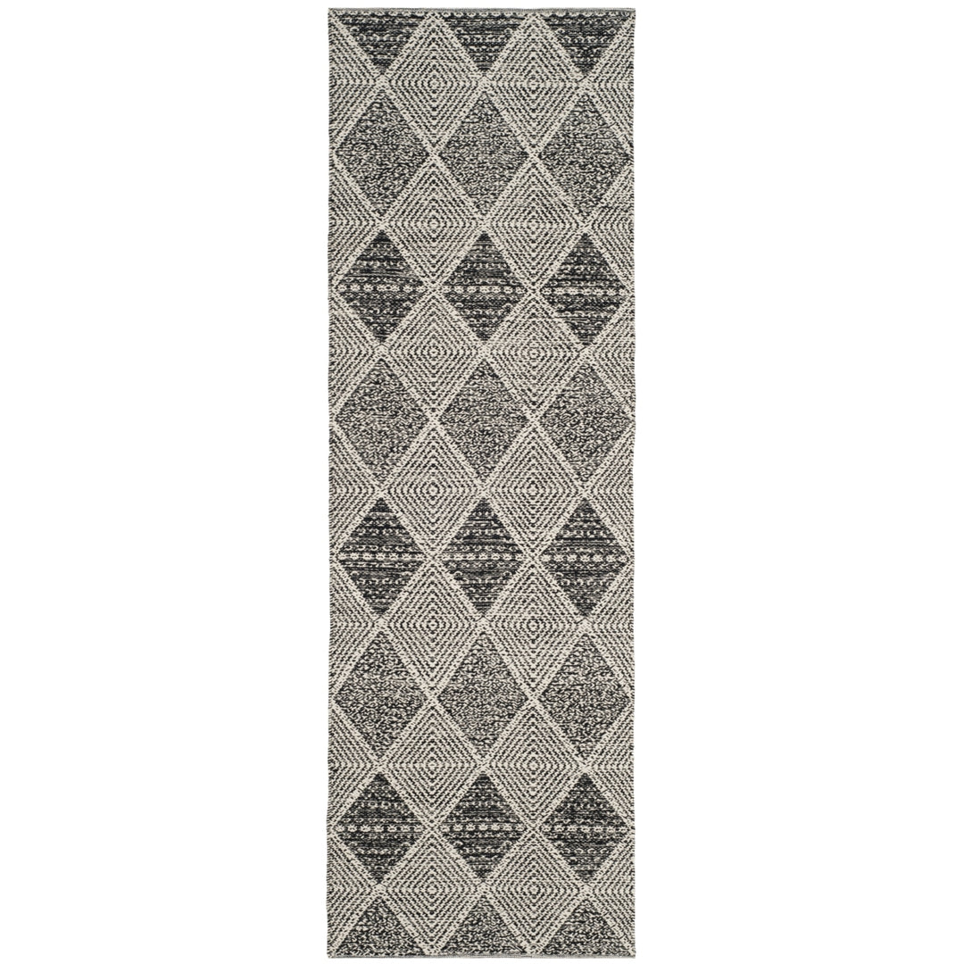 SAFAVIEH Montauk Collection MTK822D Handwoven Black Rug Image 5