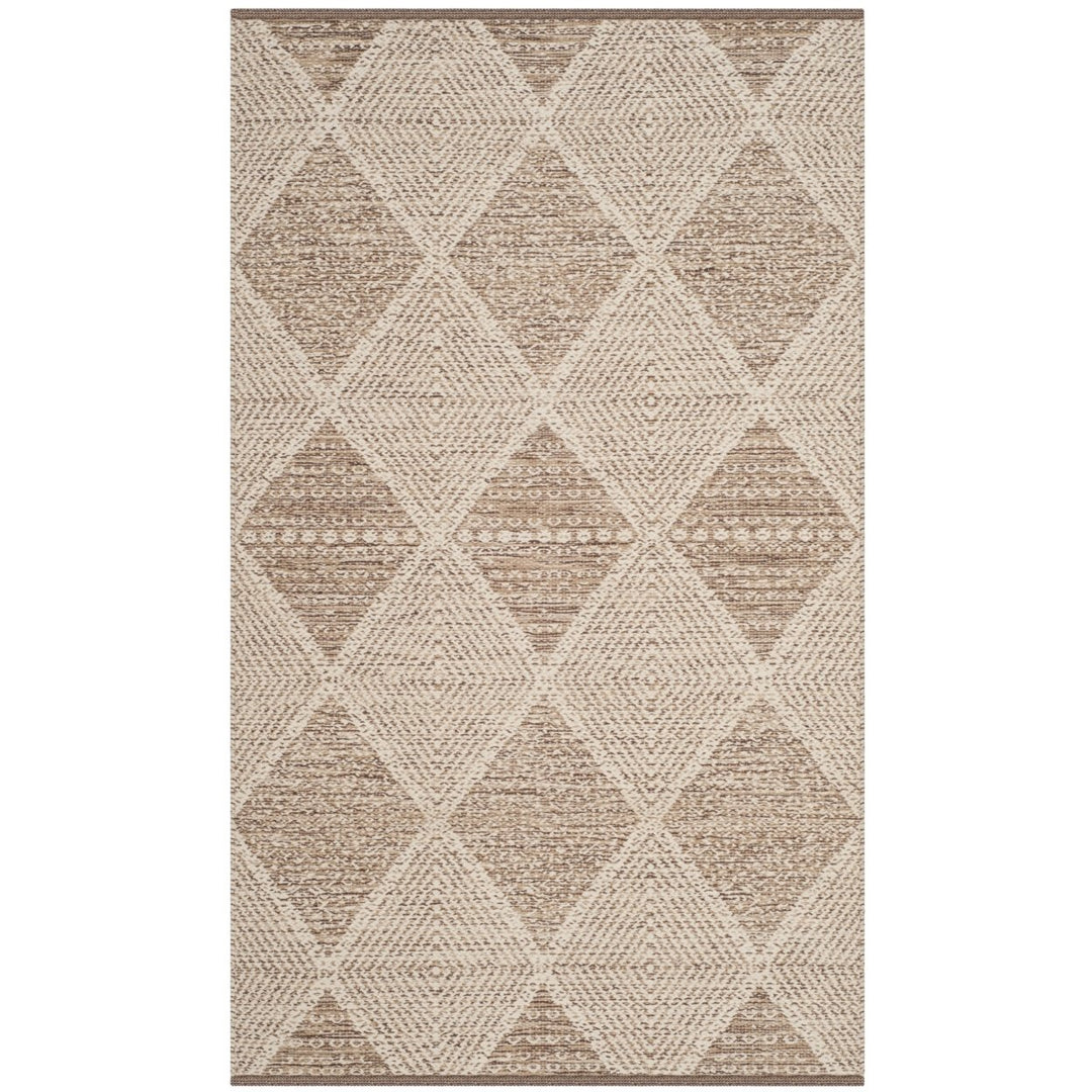 SAFAVIEH Montauk Collection MTK822E Handwoven Beige Rug Image 1