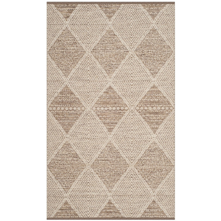 SAFAVIEH Montauk Collection MTK822E Handwoven Beige Rug Image 1