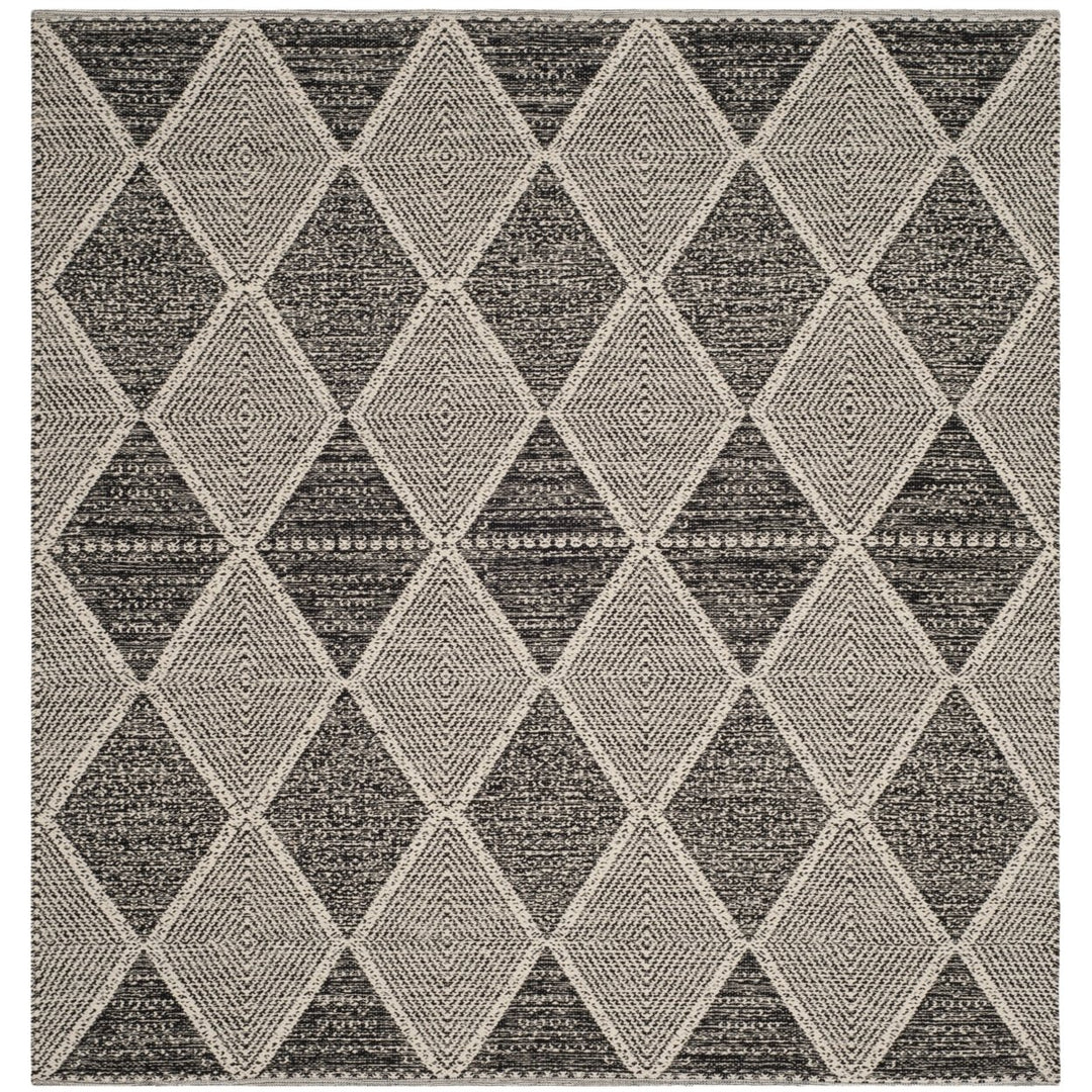 SAFAVIEH Montauk Collection MTK822D Handwoven Black Rug Image 1