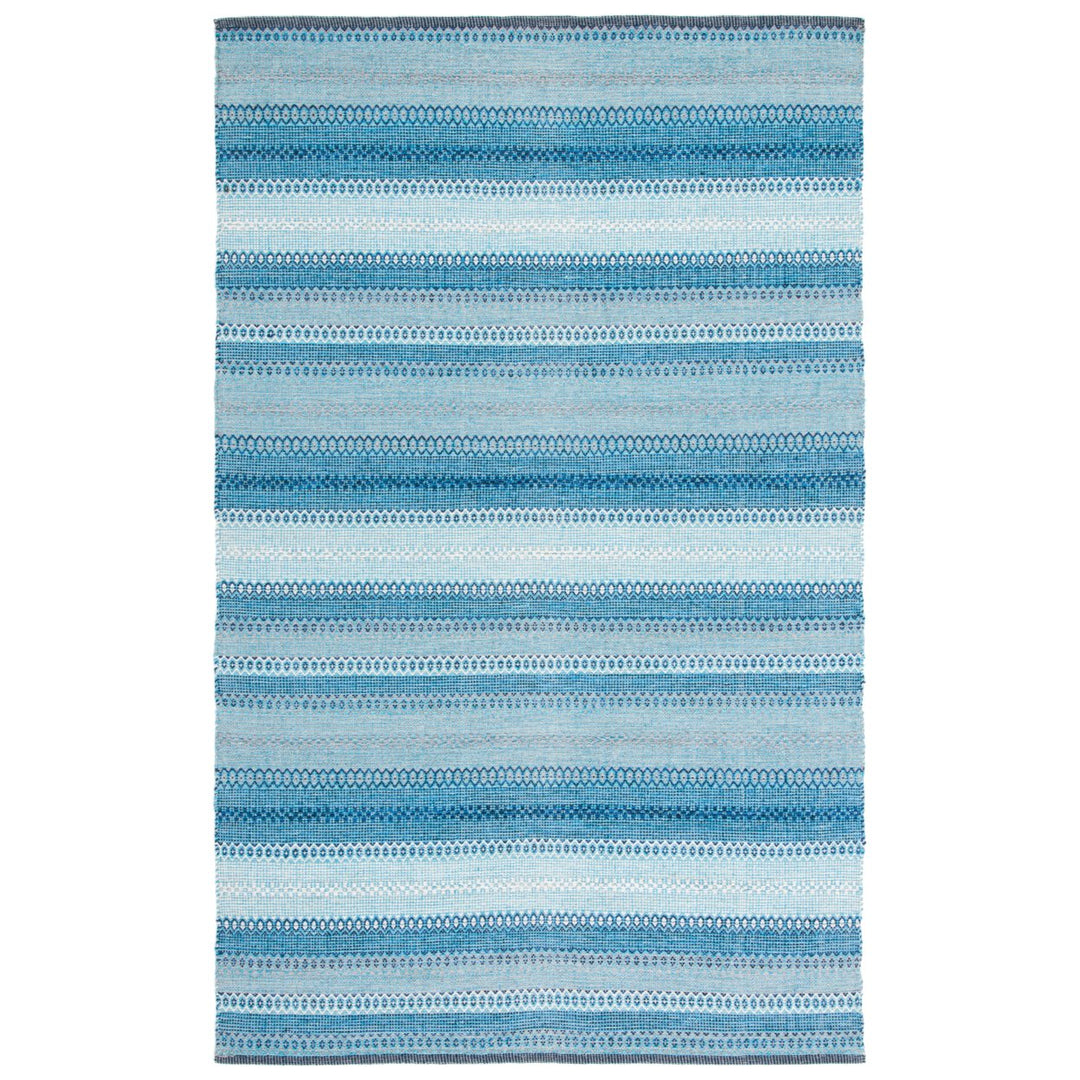 SAFAVIEH Montauk MTK851G Handwoven Grey / Blue Rug Image 1