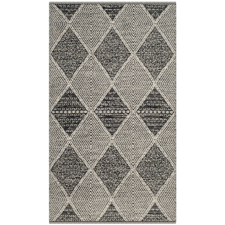 SAFAVIEH Montauk Collection MTK822D Handwoven Black Rug Image 8