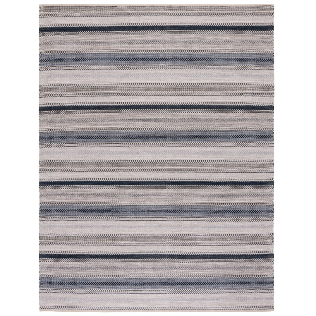 SAFAVIEH Montauk MTK851H Handwoven Grey / Black Rug Image 1