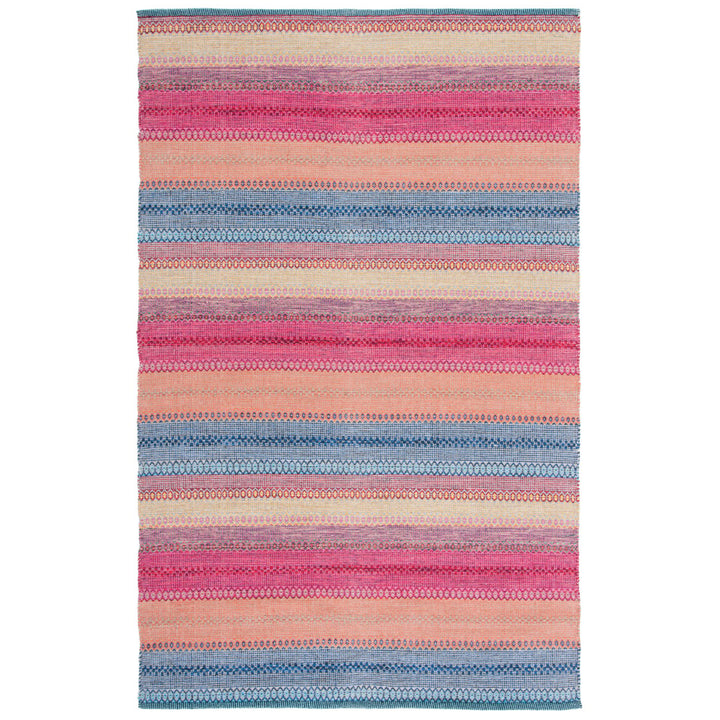 SAFAVIEH Montauk MTK851M Handwoven Blue / Red Rug Image 1