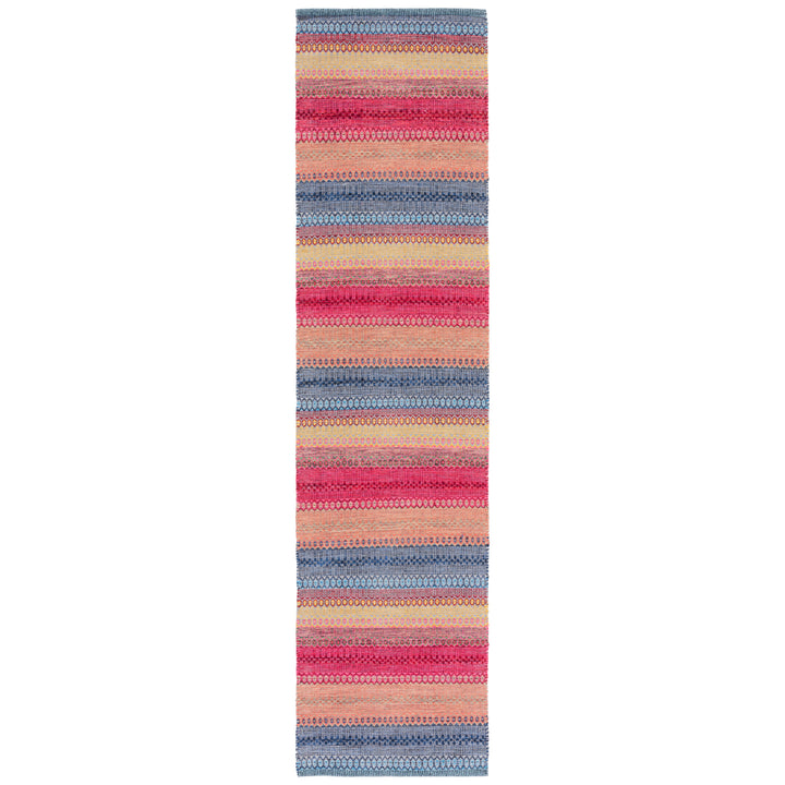 SAFAVIEH Montauk MTK851M Handwoven Blue / Red Rug Image 4