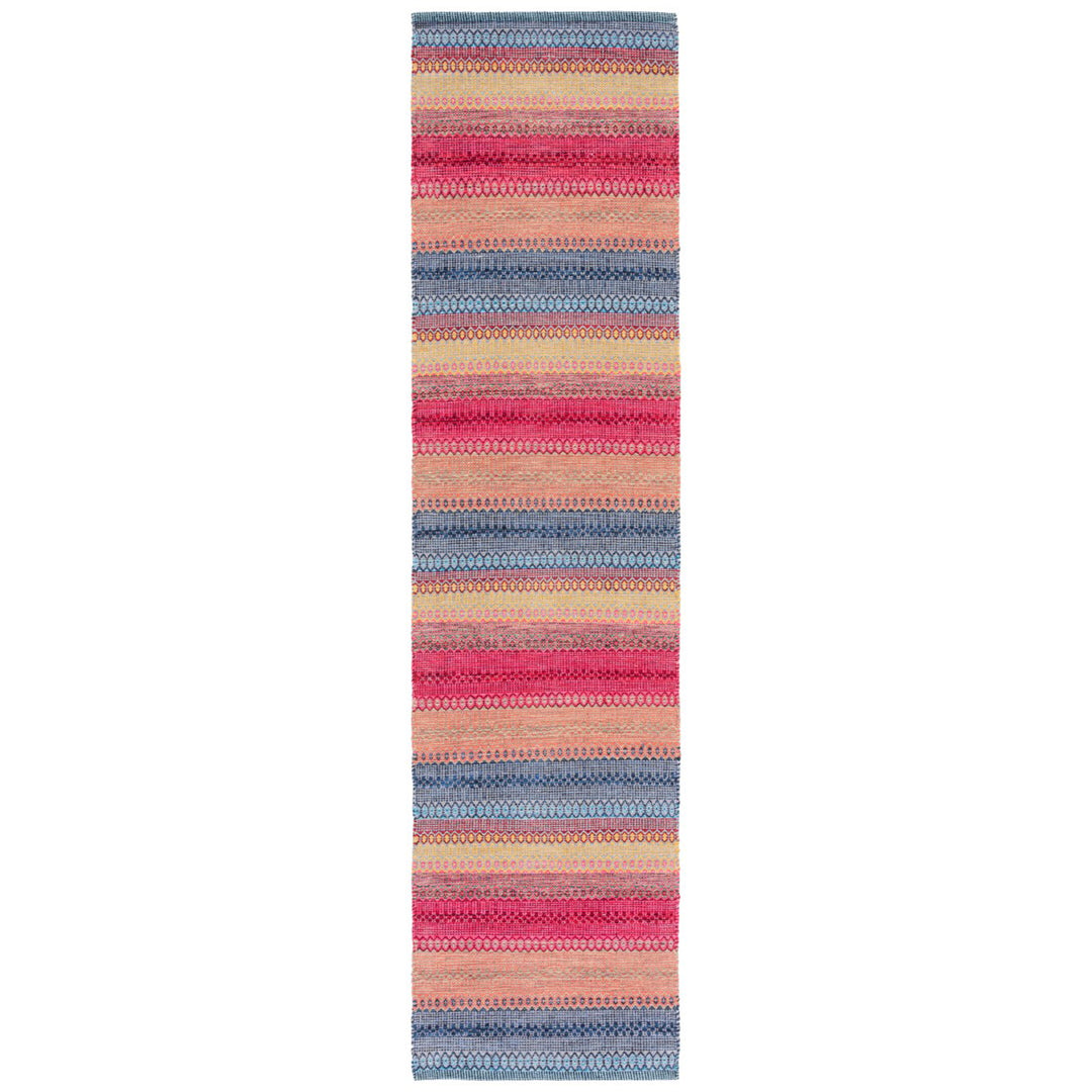 SAFAVIEH Montauk MTK851M Handwoven Blue / Red Rug Image 1