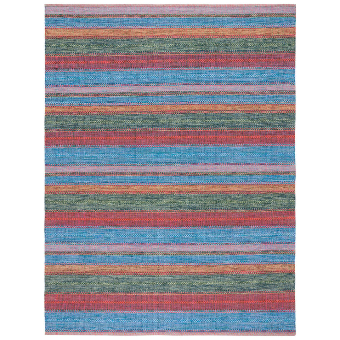 SAFAVIEH Montauk MTK851N Handwoven Blue / Orange Rug Image 8