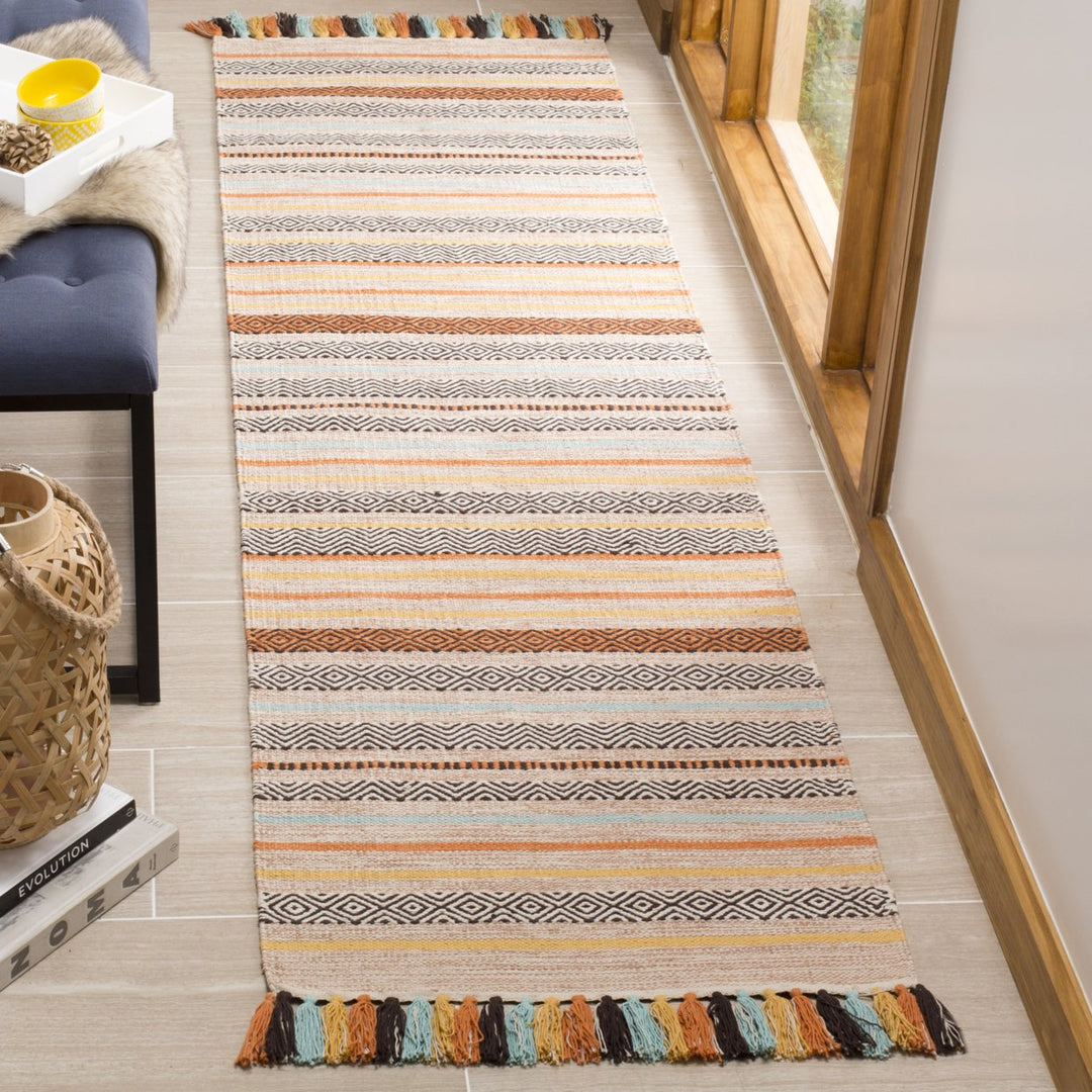 SAFAVIEH Montauk MTK901A Handwoven Beige / Multi Rug Image 2