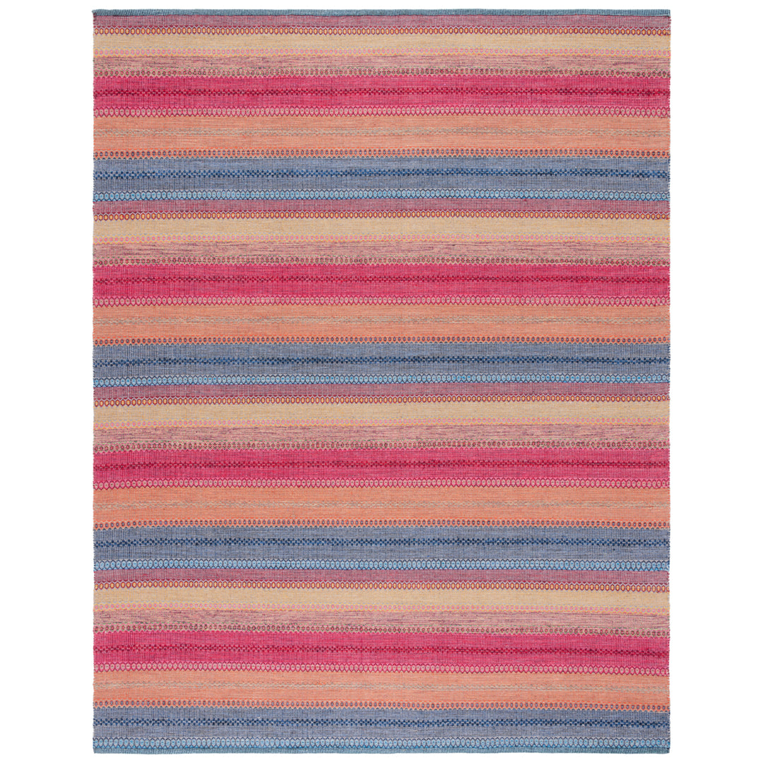 SAFAVIEH Montauk MTK851M Handwoven Blue / Red Rug Image 8