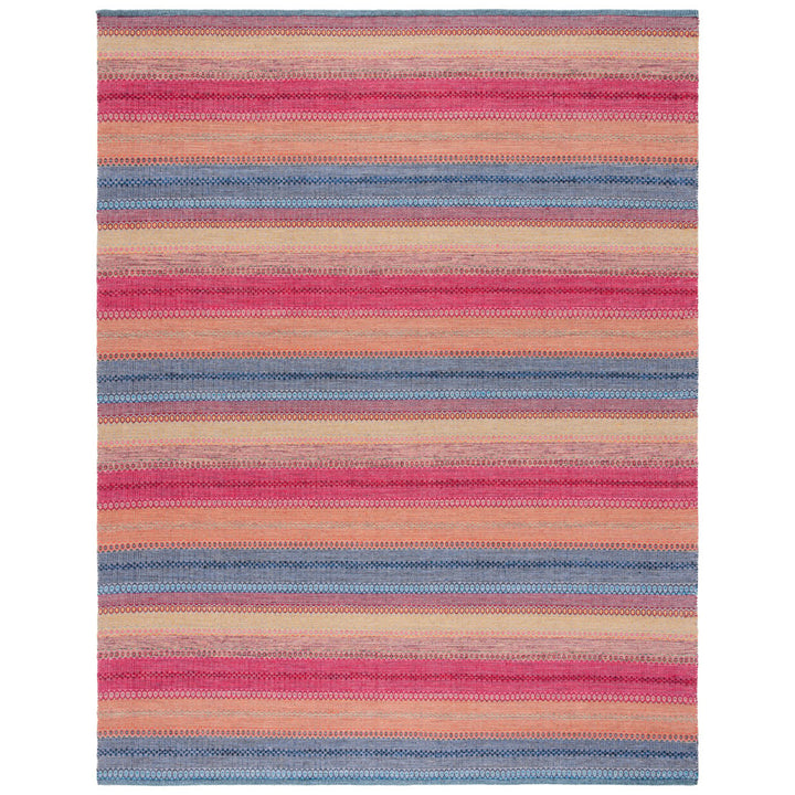 SAFAVIEH Montauk MTK851M Handwoven Blue / Red Rug Image 1