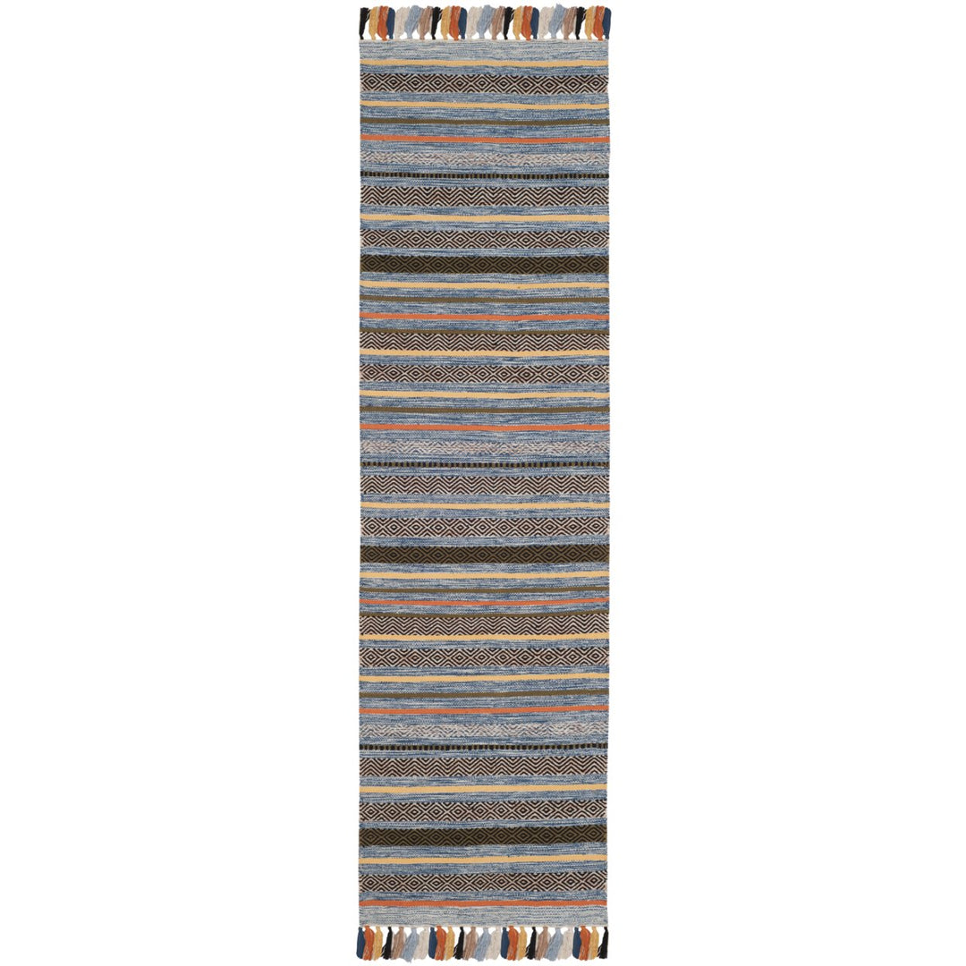 SAFAVIEH Montauk MTK901C Handwoven Blue / Multi Rug Image 1