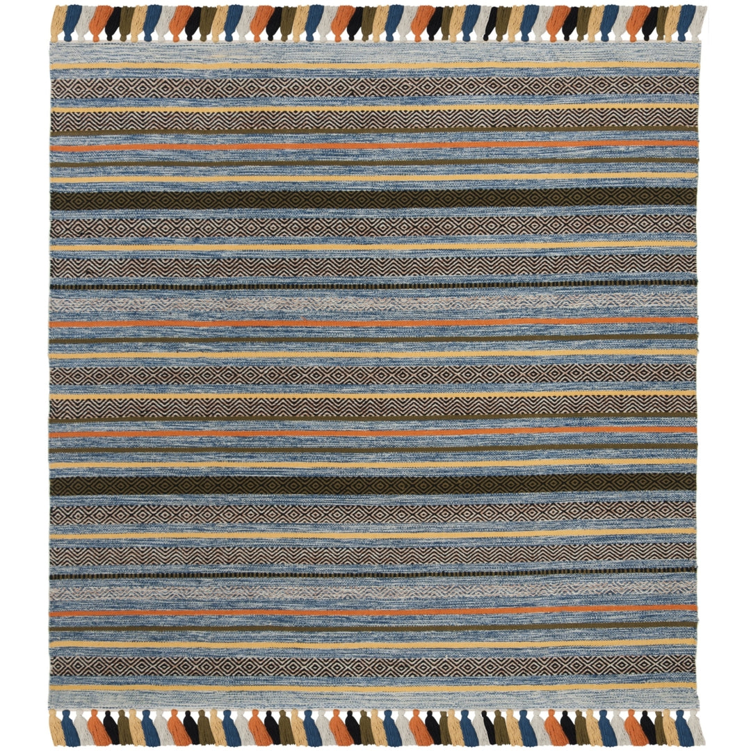 SAFAVIEH Montauk MTK901C Handwoven Blue / Multi Rug Image 4