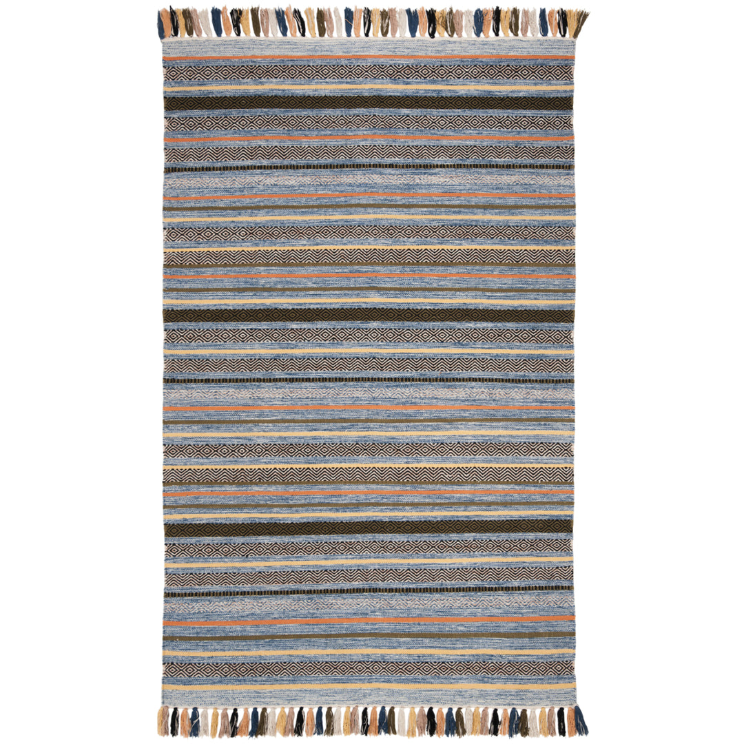 SAFAVIEH Montauk MTK901C Handwoven Blue / Multi Rug Image 8