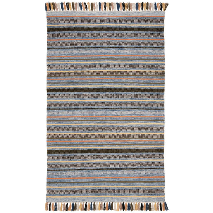 SAFAVIEH Montauk MTK901C Handwoven Blue / Multi Rug Image 1