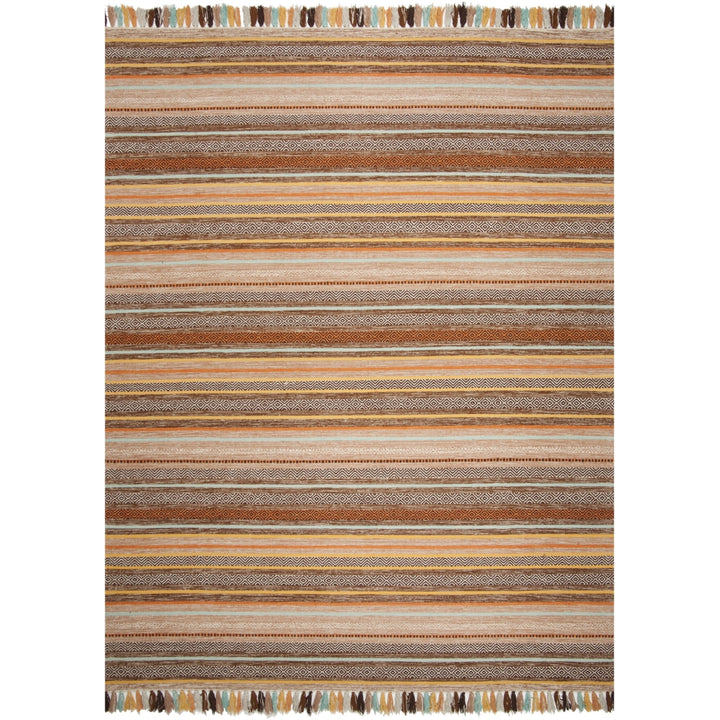 SAFAVIEH Montauk MTK901H Handwoven Brown / Multi Rug Image 1