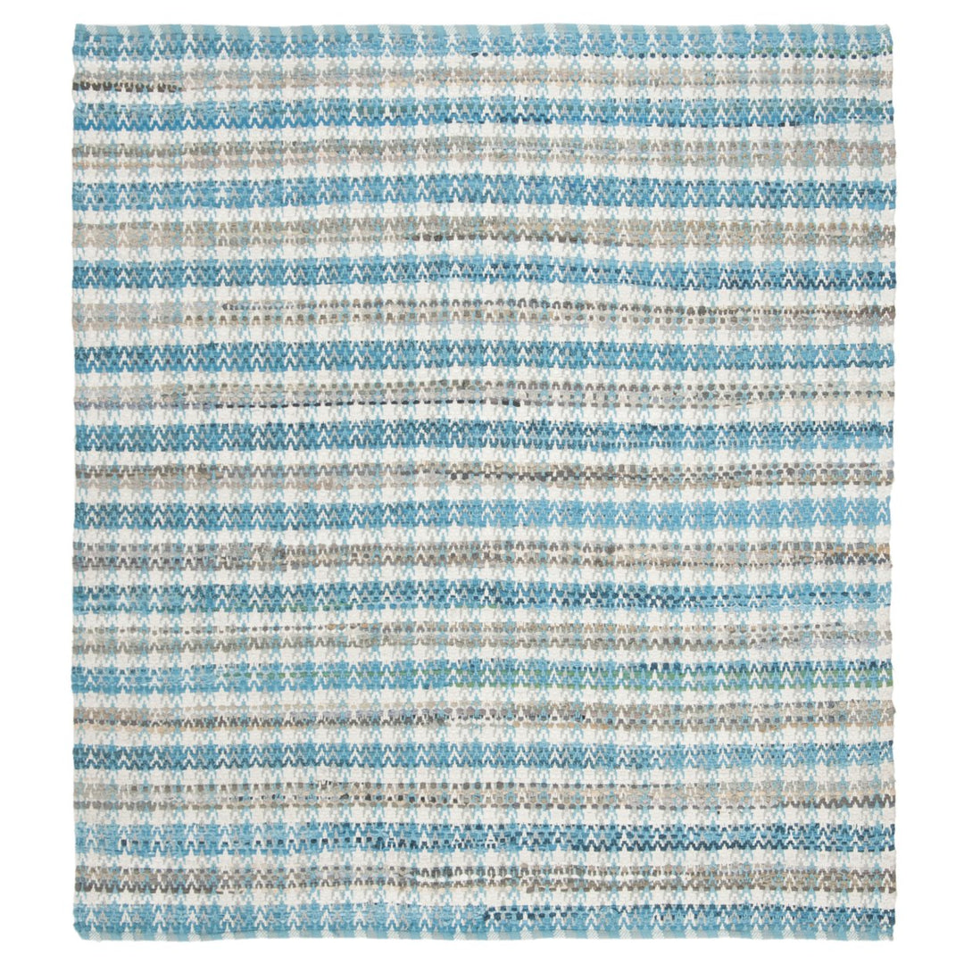 SAFAVIEH Montauk MTK950C Handwoven Aqua / Multi Rug Image 4