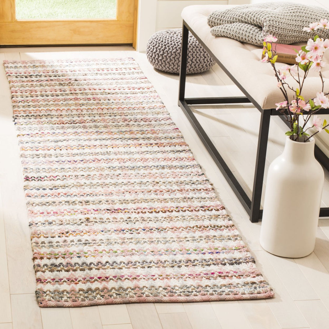 SAFAVIEH Montauk MTK950D Handwoven Pink / Multi Rug Image 2