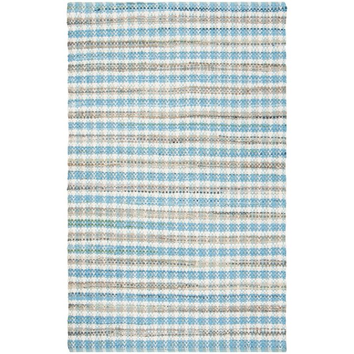 SAFAVIEH Montauk MTK950C Handwoven Aqua / Multi Rug Image 8