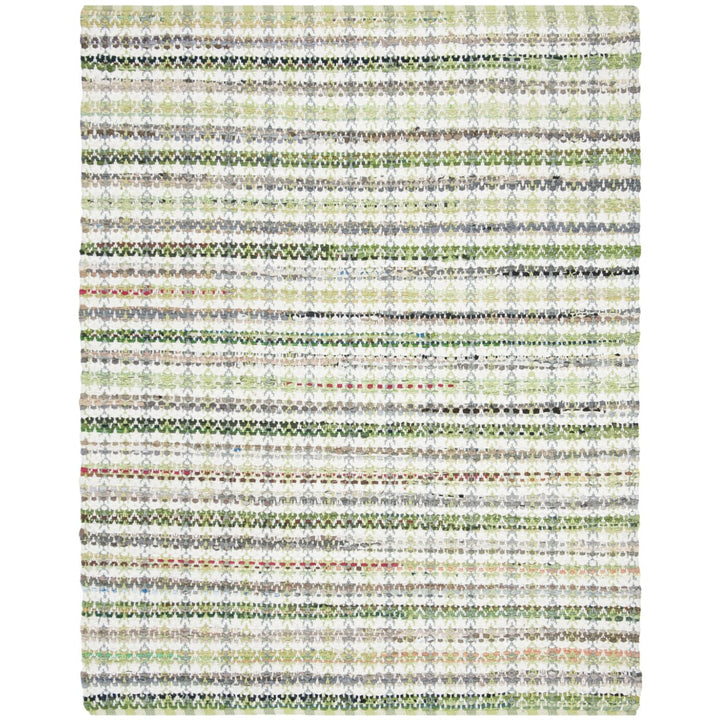 SAFAVIEH Montauk MTK950G Handwoven Green / Multi Rug Image 1