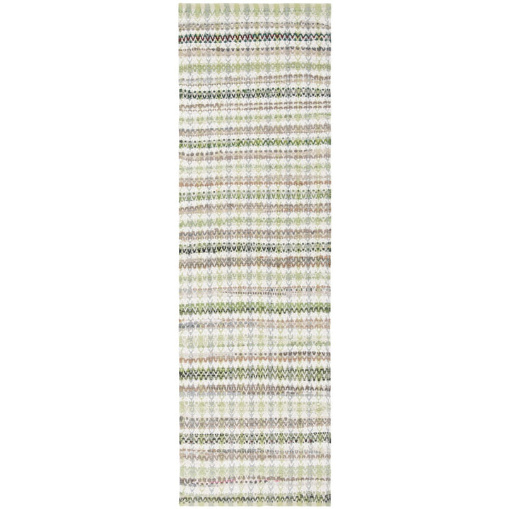 SAFAVIEH Montauk MTK950G Handwoven Green / Multi Rug Image 1