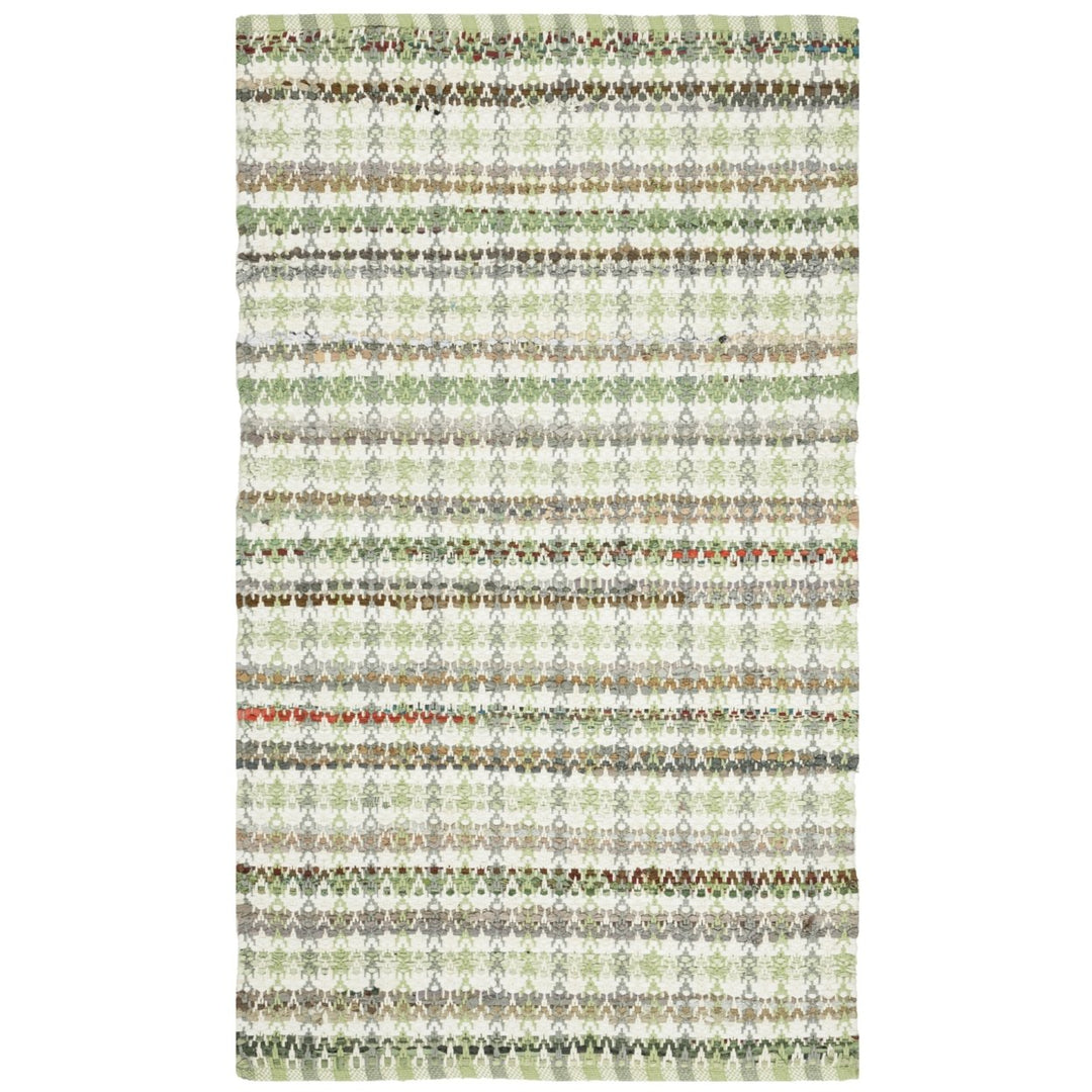 SAFAVIEH Montauk MTK950G Handwoven Green / Multi Rug Image 7