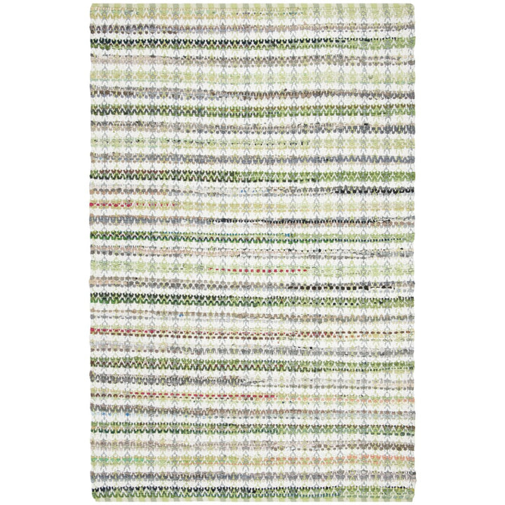 SAFAVIEH Montauk MTK950G Handwoven Green / Multi Rug Image 1