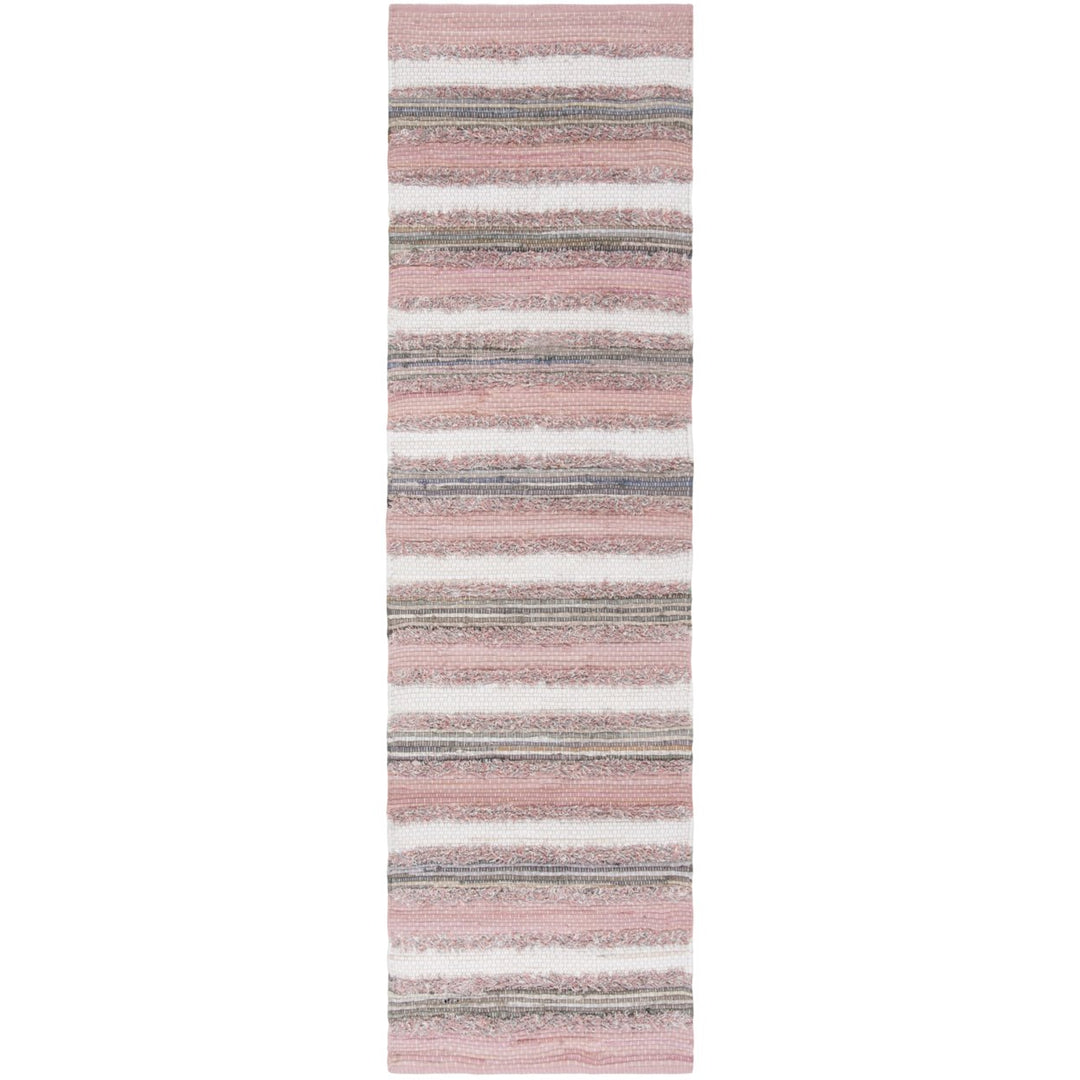 SAFAVIEH Montauk MTK951D Handwoven Pink / Multi Rug Image 1