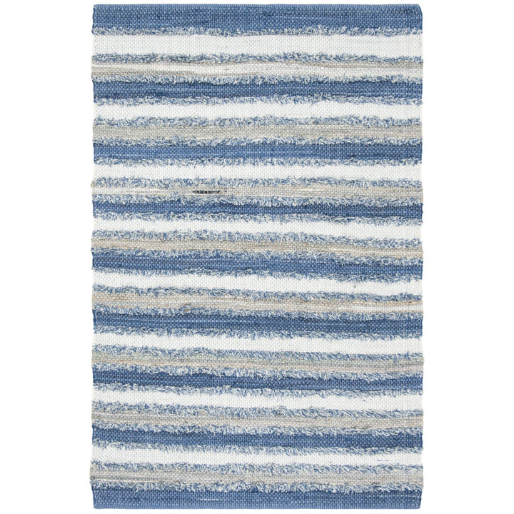 SAFAVIEH Montauk MTK951B Handwoven Blue / Multi Rug Image 1