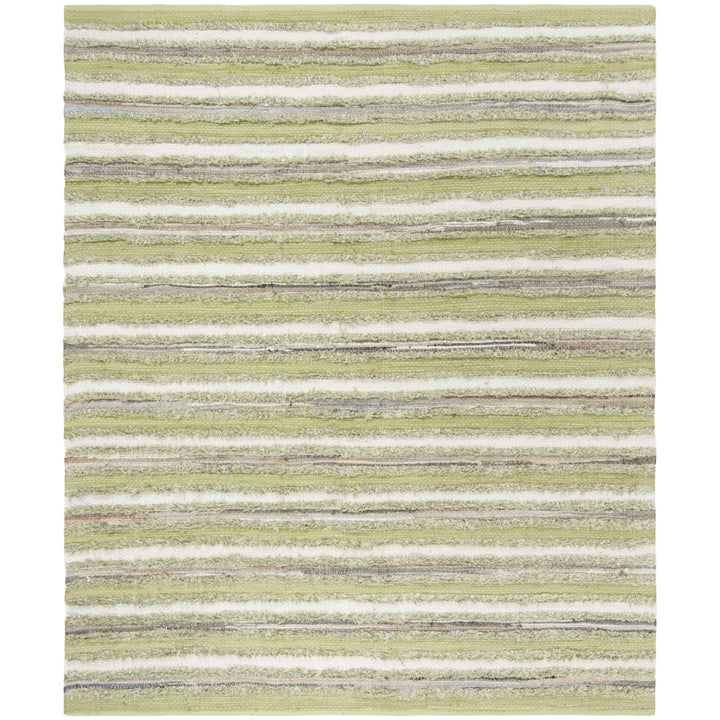 SAFAVIEH Montauk MTK951G Handwoven Green / Multi Rug Image 1