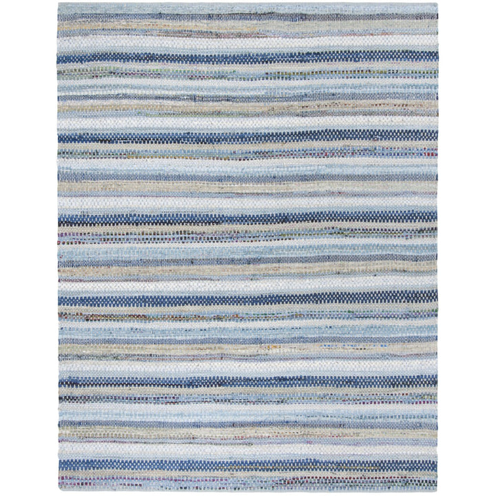 SAFAVIEH Montauk MTK975B Handwoven Blue / Multi Rug Image 1