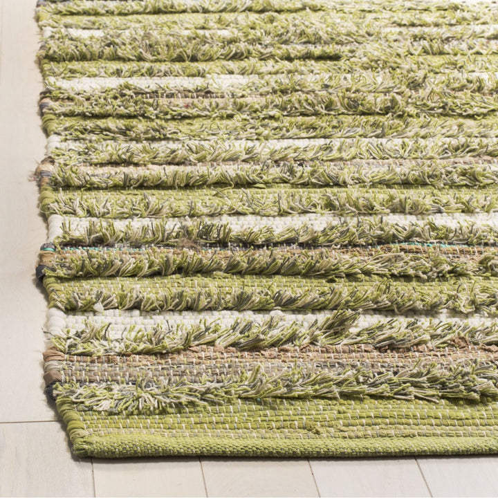 SAFAVIEH Montauk MTK951G Handwoven Green / Multi Rug Image 5