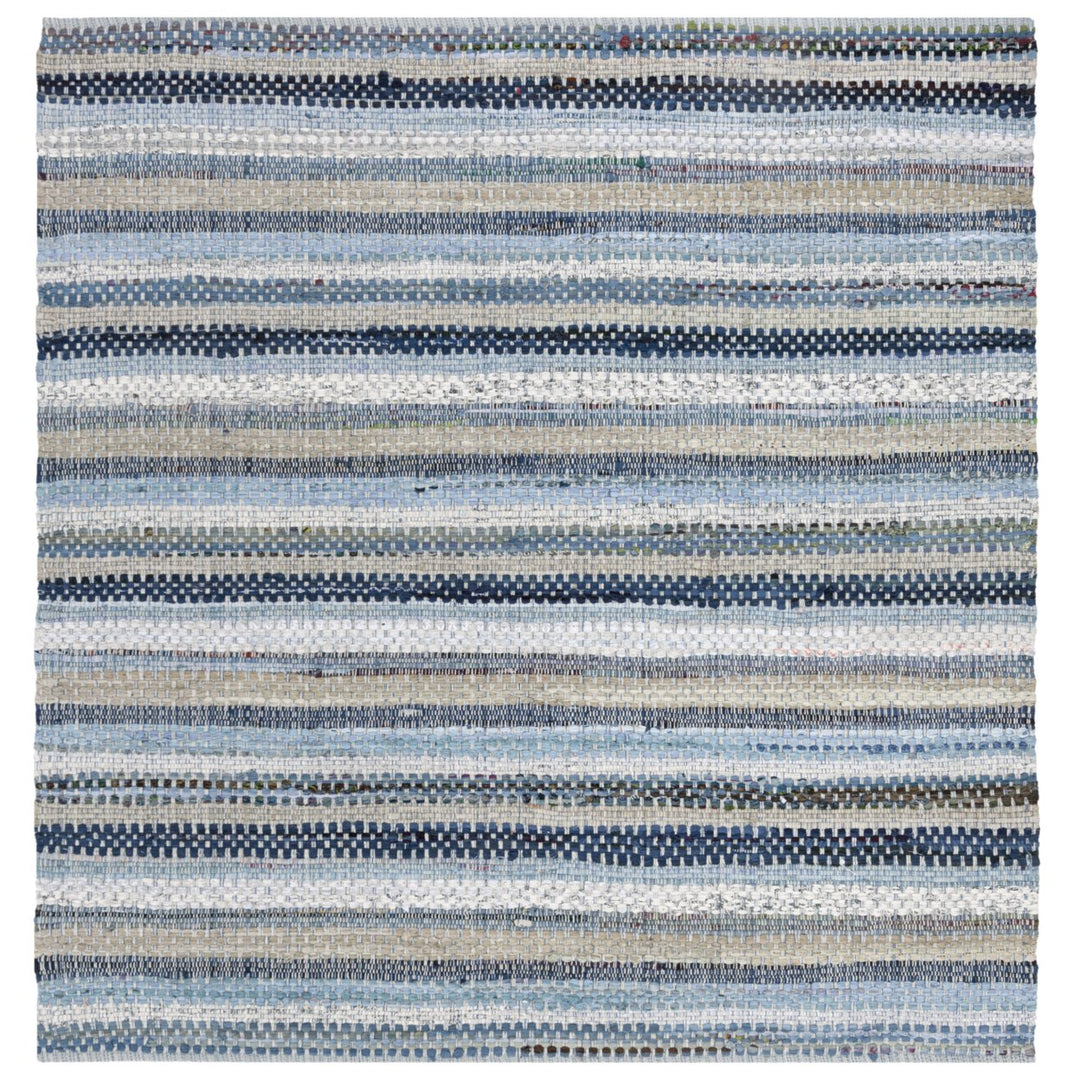 SAFAVIEH Montauk MTK975B Handwoven Blue / Multi Rug Image 4